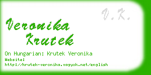 veronika krutek business card